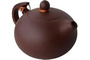 YXHUPOT Teiera da 270 ml in argilla cinese Xishi Pentole Red Zisha originale classica per tè Gongfu sfuso (argilla Zini)