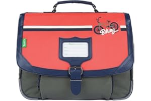 Cartable 35 cm Tann's Les Fantaisies Anatole Orange/Kaki
