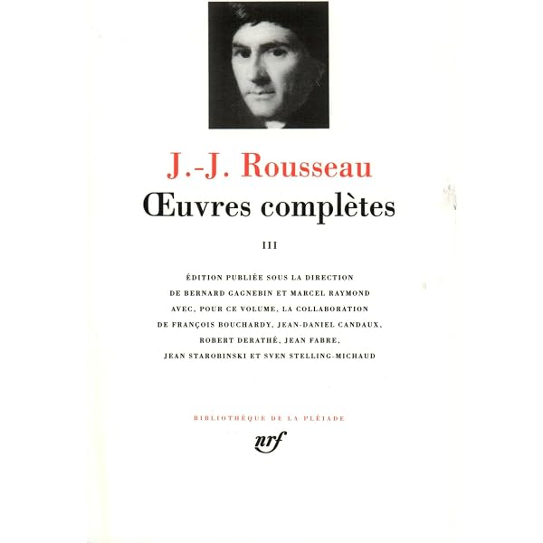 J.-J. Rousseau Oeuvres complètes II Amazon.fr - Rousseau : Oeuvres complètes, tome 2 - Rousseau, Jean