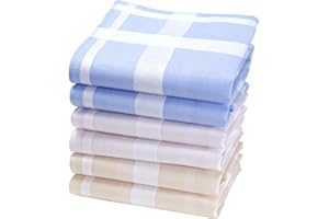 MERRYSQUARE Dyskretne Jednokolorowe Chusteczki Damskie - Mały Rozmiar 28cm x 28cm - 100% Bawełna - Model Suzon