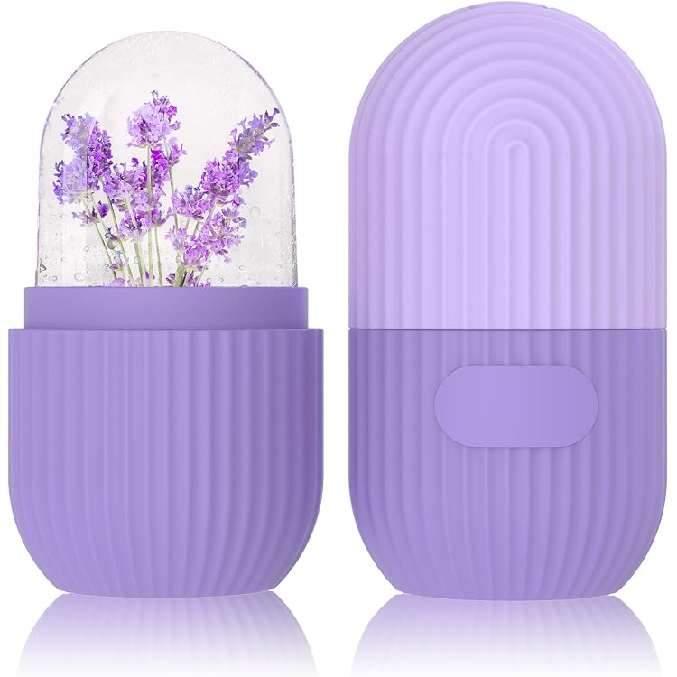 IMEASY Eisroller Für Gesicht & Augen - Silikon-Würfel Mit Gua Sha-Massage, Wiederverwendbar & Hygienisch