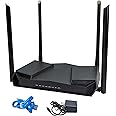Banana Pi BPI-WiFi 6 Router OpenWRT Board, Dual Band Wireless Internet Router, 802.11ax AC WiFi 6 Gigabit VPN Router, with 5GE Phy and RGMII, Support WPA,WPA2,WPA3 (Black Case Bundle)