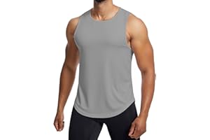 Towintec Débardeur de Sport Homme Musculation Tank Top Maillot de Corps sans Manches Vetement Musculation Débardeur Séchage Rapide Respirant l'entraînement Tee Shirt pour Fitness Gym Running Jogging