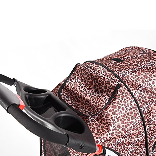 Panana-New-Pet-Travel-Stroller-Cat-Dog-Pushchair-Trolley-Puppy-Jogger-Carrier-Three-Wheels