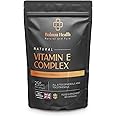 Natural Vitamin E Complex | 60 Vegan Capsules | 100% Natural Ingredients | Advanced Formula | All 8 E Tocopherols & Tocotrienols | No Fillers Or Binders | Made in The UK | Supports Immune Health