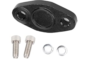 SUUONEE Plaque de blocage de suppression de moteur 8T SAi, billette avec joint torique, accessoire d'échappement en aluminium, compatible avec les modèles MK4, B5 et B6