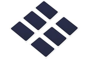 PATIKIL Down Jacket Repair Patch 2" x 3", 6 Pack Self Adhesive Nylon Fabric Patch for Tent Clothes Outdoor Camping Gear, Navy Blue