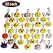 Produktbild 32er Mini Emoji Buttons Emoji Schlüsselanhänger Plüsch Tasche Anhänger Emoji Kissen Plüschtiere Party Favors für Babys