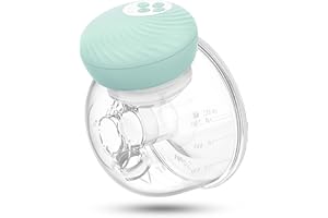 KIINDE Elektrische Milchpumpe, Milchpumpe Elektrisch Tragbar mit 3 Modi und 30 Stufen Saugen, Freihändig & Geräuscharm Milchpumpe mit Memory Funktion