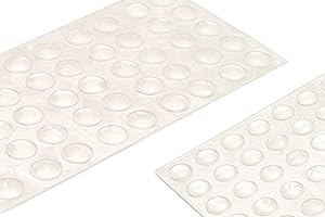 Mprofi MT 50 x odbojnik do mebli, odbojnik do mebli, zderzak, elastyczny, przezroczysty, samoprzylepny, Ø 7 mm, wysokość 1,5 mm, SP011