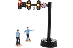 Toyvian Semaforo Giocattolo Semaforo Per Bambini Semaforo Semaforo Lampada Semaforo Semaforo Giocattolo Con 2 Pezzi Figure Della Per Bambini Giocattoli Educativi