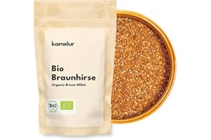 ‎KAMELUR Kamelur Bio Braunhirse Ganz (500g) Braun Hirse aus Biologischen Anbau in Österreich