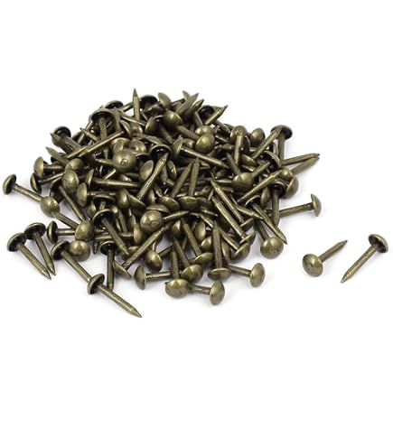 Carpet Tacks Uxcell Upholstery Nails Tacks 11mm Head Dia Antique Round Thumb Push Pin Nails