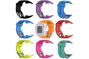 ENKOMY Braccialetto di ricambio, cinturino regolabile in morbido silicone in sostituzione con lo strumento per Garmin Forerunner 10 / Forerunner 15 GPS Running Watch