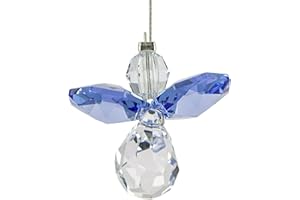 Tierra Zen CG09 Angelo Custode Trasparente in Vetro Zaffiro Settembre 16 cm