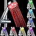 Price comparison product image LED Shower Head Color Changing - GreForest 7 Colors Gradual Changing Handheld Shower Heads