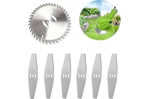 HUSIPPEND Lame per decespugliatore, metallo lama accessori per decespugliatore,Coltello di Ricambio tagliaerba lama decespugliatore,per tosaerba per tagliaerba da giardino e utensili elettrici da esterno