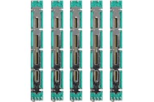 FXCO 5PCS 75mm Mixer Fader A20K / B20K / B50K Dual Doppelgerader Potentiometer Mixer Fader Für Behringer Soundcraft