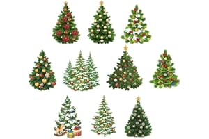 ‎IDEEN MIT HERZ Ideen mit Herz 3-D Motive, ausgestanzt, ca. 7-10 cm, 10 Stück im Beutel | Bilder zum Basteln & Dekorieren | Grußkarten selber machen | Bildmotive für Scrapbooking & DIY-Deko (Weihnachtsbäume)