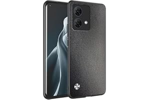 HONLEN Custodia per Motorola Moto Edge 40 Neo (6.55" Inches) Cover per Telefono Aziendale con Retro in Pelle, Kevlar