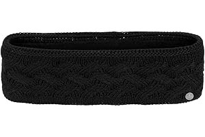 LIERYS Fauske Fascia per Capelli scaldaorecchie paraorecchie Taglia Unica - Nero