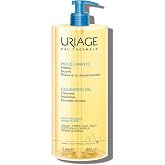 Uriage Cleansing Oil with 25% Glycerine – 2-in-1: Gently cleanses and moisturises – Foaming Shower Oil – The Whole Family – F