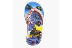 MUYU MAGNET Aimant de réfrigérateur 3D de Majorque Espagne - Cadeau souvenir - Décoration de maison et de cuisine - Aimant de réfrigérateur