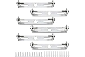 AAPLUS 6 x 120mm Support de Plaque de Montage pour Plafonnier Plaque de Suspension pour Plafonnier Support de Luminaire de Plafond pour D'éclairage de Lustre, Plafonnier de Bureau à Domicile