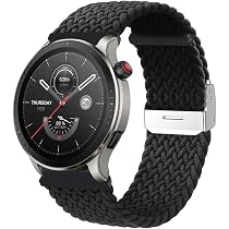 SenMore 3er Pack Nylon Armband Für Amazfit Bip 6/5, Cheetah, Balance | 22mm, Verstellbar, Wasserdicht | Ersatzarmband Sport & Alltag