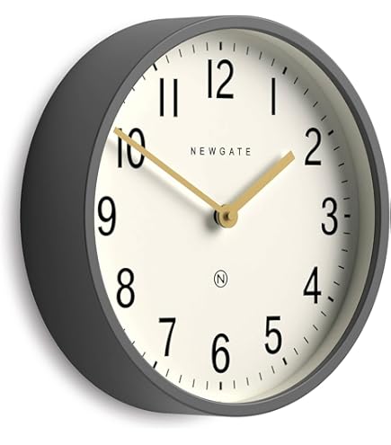 NEWGATE Battersby Wall Clock | Large Round Iconic Metal Wall Clock