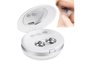 MYPIN Ultraschall Kontaktlinsen Reinigungsmaschine mit USB-Ladegerät, klein und tragbar, geeignet für Entsorgung, weiche Linsen, harte Linsen, Kontaktlinsen, farbige Linsen, RGP-Objektiv und OK Linsen