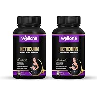 Wellona Keto Burn Advance Fat Burner & Weight loss Products for Men and Women with Garcinia Cambogia, Green Coffee Beans…