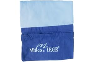 IL MITICO DI IRGE Telo Lettino Mare in Microfibra con Tasche Laterali, Elastici Antiscivolo e Cuscino Gonfiabile IRGE (Celeste)