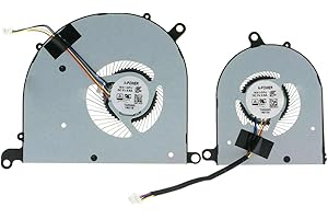 ANNESA Fleshy Leaf New CPU+GPU Cooling Fan Replacement for MSI Modern PS63 8RC PS63 8M MS-16S1 MS-16S2 Series BS5005HS-U3J 16S1-CPU BS5005HS-U3I 16S1-GPU