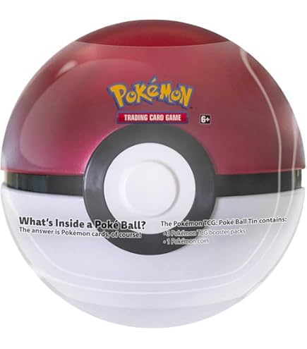 Pokémon 2020 Summer Poke Ball Tin Premier Ball | 3 Booster Packs