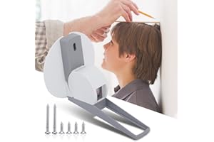 MOVKZACV Kompaktes Stadiometer zur Wandmontage, 220 cm, metrische Einheit, Wachstumsstatus-Messgerät, Höhenmessband, Heim-Profi, genaues Höhenlineal