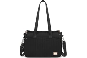 Miss Lulu Sac À Langer Bébé Baby Langerväska Tygväska | Lätt 0,56 kg, vattentät ficka, flaskfickor och 3 bärlägen, för sjukhus, resor och shopping
