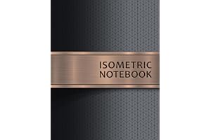 Isometric Notebook: Detailed Light Grid (1/4" and 1/8") for Easy 3D Drawing, Drafting, Technical Drawing and Sketching | 8.5" x 11" | 110 pages Graph Paper