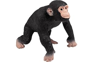 Deluxebase Rep Pals - szympans, rozciągliwa zabawka, super rozciągliwa imitacja zwierząt, które są prawdziwe w dotyku, świetna dla dzieci