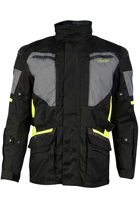 Tuta Moto WinNet In Cordura - Giacca E Pantalone Anti-Acqua, Con Protezioni Omologate - Foto 12