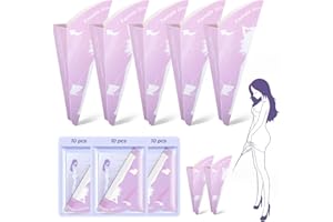 YADOBIG 30 Piezas Urinario Femenino, Impermeable Orinar de Pie Mujer, Urinario Portatil Mujer de Papel, Adecuado para Embarazadas, Pacientes, Actividades al Aire Libre, Púrpura, a Prueba de Fugas