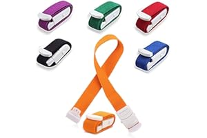 KETTION 6 stücke Stauschlauch, Venenstauer, Tourniquet, Fast Tourniquet mit einzigartigem Verschlusssystem, Medical Nurse Tourniquet, für Medizinische Notfall Krankenschwester Erste Hilfe