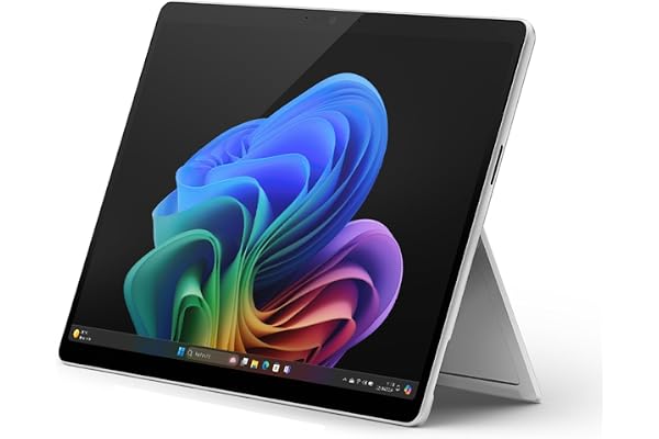 Microsoft Surface Pro (Chargeur Non Inclus) | Copilot+ PC | Ecran Tactile OLED 13 | Snapdragon® X Elite | 16Go RAM | SSD 512To | Dernier Modèle, 11ème Edition | Platine