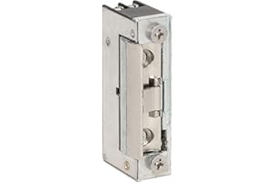 Miratic Mini Gache Electrique Pour Portes Gauche et Droite Symétrique Faible Courant 280mA pour 9-24V AC/DC Gâche à Emission (avec mémoire/verrouillage)