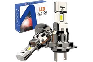 Afibraru H7 LED Bombillas, 20000LM 600% LED Luces Faros Delanteros Coche, Bombillas H7 Canbus con CSP Chip para Faro Delanter