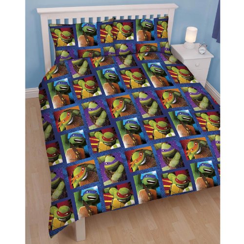 Teenage Mutant Ninja Turtles 'Dudes' Double Duvet and Pillowcase Set