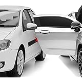 Xcellent Global Cinta Protectora Magnética Puerta Coche Removible 2 Metros - Kit Hagalo Usted Mismo Color Negro S-AT007