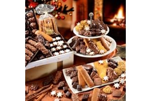 SPEZIALITÄTEN-HAUS G. SCHULTEIS GMBH Weihnachts-Gebäckmischung Elisenbrunnen, Süßigkeiten-Box, köstliche Aachener Kekse, im weihnachtlichen Geschenk-Karton,1,75 kg (1 Stück))