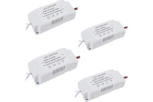 URPIZY Lot de 4 transformateurs de courant électroniques de rechange 36-50 W pour lampes LED