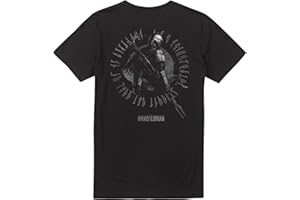 Cotton Soul Star Wars Mandalorian Religion Mens T Shirt, Black